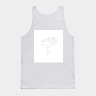 Flower, rose. Watercolor, art decoration, sketch. Illustration hand drawn modern painting Tank Top